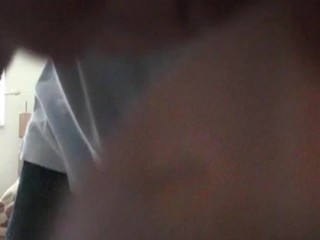 Highly cute teen cockteaser swallows a lengthy beefy cock